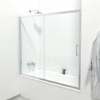 Marenza Slide Quick Fit Badwand - 2 delige schuifdeur - 170x150cm - 6mm veiligheidsglas - anti kalk - chroom SW238236