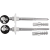 Duravit Starck Bevestigingsset - voor wandbidet closet - hoogglans chroom 0299858