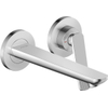 AXOR Citterio C afbouwdeel wastafelkraan - cubic cut - 2-gats - chroom SW1152011