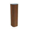 MONDIAZ KURVE Colonne de salle de bains 160cm couleur Walnut avec 4 portes SW1122544