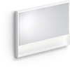 Clou Look at Me miroir – rectangle – 110 x 80 cm – LED indirecte tout autour – Blanc mat SW417036