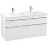 Villeroy en boch Venticello wastafelonderkast 115.3x59cm 4x lade mat wit GA42803 Villeroy en boch Venticello wastafelonderkast 115.3x59cm 4x lade mat wit GA42803