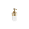 Crosswater Velo Zeepdispenser - 16.5x11x6.9cm - wandmodel - geborsteld messing (goud) SW1176358