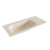Mondiaz BIG small Linen solid surface inbouw wastafel 100cm links SW428378 Mondiaz BIG small Linen solid surface inbouw wastafel 100cm links SW428378