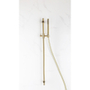 FugaFlow Eccelente Sobrado Ensemble de douche glijstangset 90cm avec douchette à main et flexible de douche lisse PVD Laiton brossé SW1124062