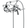 Axor Montreux Robinet de baignoire mural 2 poignées avec inverseur et raccords avec douchette chrome SW95020 Axor Montreux Robinet de baignoire mural 2 poignées avec inverseur et raccords avec douchette chrome SW95020