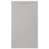 Zenon Essenza Minimal douchevloer - 120x100cm - antislip - antibacterieel - mineraalmarmer - rechthoek - Vertigo pearl (grijs) SW1418436