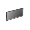 Forzalaqua Reno 2.0 miroir 160x80cm Rectangulaire sans éclairage avec cadre Chêne massif Charcoal SW492614