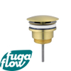 FugaFlow Eccelente Sobrado Badkamer afvoerplug always open Geborsteld Messing PVD - Black Friday - SW1123976