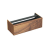 Forzalaqua Reno 2.0 meuble sous-lavabo 120x51x40cm avec 1 tiroir sans poignée à fermeture douce Chêne massif Pure Walnut SW492351
