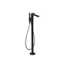 Hansgrohe Axor Citterio C afbouwdeel v. vrijstaande badkraan m. omstel m. handdouche en cubic cutvloermontage. voorsprong 19.4cm - mat zwart SW1152105