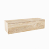 MONDIAZ ALAN MODULE SMALL Meuble sous-lavabo - 120x41x30cm - 1 tiroir - push to open - Mélaminé - Chêne vieilli mat SW645689
