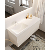 MONDIAZ VICA 120cm badmeubel linen 2 lades wastafel cloud links met 1 kraangat SW410936 MONDIAZ VICA 120cm badmeubel linen 2 lades wastafel cloud links met 1 kraangat SW410936