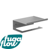 FugaFlow Efficiente Acces Eternal porte-rouleau de papier toilette avec plateau acier inoxydable brossé SW1123736