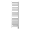Sanicare Lumara Elektrische Radiator - 170x50cm - 1026W - chrome thermostaat - rechtsonder - aluminium - mat wit SW1581516