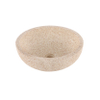 Differnz Terrazzo vasque à poser - 40x40x15cm - ronde - terrazzo - marron/beige mat SW788031