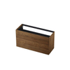 INK Wastafelonderkast - 100x45x65cm - 2 lades - push to open - met rechte opdekfronten - Eiken - Chocolate SW493707