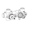 Crosswater MPRO mitigeur de douche partie encastrable DESTOCKAGE OUT8877 Crosswater MPRO mitigeur de douche partie encastrable DESTOCKAGE OUT8877