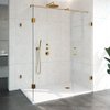 Saniclass Create Douchecabine 3-delig 100x200x160cm profielloos met antikalk en 8mm veiligheidsglas Goud geborsteld SW638576 Saniclass Create Douchecabine 3-delig 100x200x160cm profielloos met antikalk en 8mm veiligheidsglas Goud geborsteld SW638576
