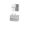 Bruynzeel Palitano badmeubelset 80x56.5x46cm spiegelkast mat wit SW113899 Bruynzeel Palitano badmeubelset 80x56.5x46cm spiegelkast mat wit SW113899