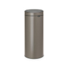 Brabantia Touch Bin Afvalemmer - 30 liter - kunststof binnenemmer - platinum SW1117314