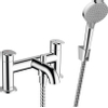 Hansgrohe Vernis robinet de baignoire 2 trous bord de baignoire avec ensemble douche chrome SW651531