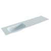 Mondiaz BIG small Clay solid surface inbouw wastafel 190cm links SW434378 Mondiaz BIG small Clay solid surface inbouw wastafel 190cm links SW434378