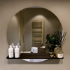 Mondiaz SPOT miroir – Ø 80 cm – avec tablette – Urban (noir) SW1235478