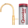 Quooker Fusion round kokendwaterkraan opbouw uitloop draaibaar met Combi+ reservoir verguld SW299695 Quooker Fusion round kokendwaterkraan opbouw uitloop draaibaar met Combi+ reservoir verguld SW299695