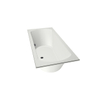 Xenz Lagoon Baignoire duo - 180x80x53 - bonde au milieu - acrylique - blanc mat SW103177