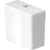 Duravit D-neo Duoblokreservoir + binnenwerk - met achteronderaansluiting links - 39.5x18x36cm - dualflush - met wondergliss - wit SW640468