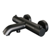 Brauer Black Carving opbouw baddouche thermostaatkraan Zwart mat SW716159 Brauer Black Carving opbouw baddouche thermostaatkraan Zwart mat SW716159