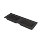 INK Kraft wastafel - 140x45x1cm - 2 wasbakken - 0 kraangaten - Quartz zwart SW439668