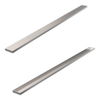 Brauer Grille de pose de carreaux - 120x7x6.8cm - flasque de sol - réversible - inox SW17972