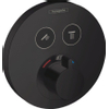 Hansgrohe Showerselect Ensemble de finition thermostatique 2 fonctions noir mat SW451569