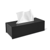 Zack Puro boîte à mouchoirs rectangulaire noir acier inoxydable SW538595