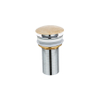 Saniclass Travertine Afvoerplug - verlengd - gemeleerd natuursteen SW1474841
