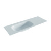 Mondiaz BIG small Clay solid surface inbouw wastafel 130cm links SW430987 Mondiaz BIG small Clay solid surface inbouw wastafel 130cm links SW430987