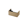 INK Wastafelonderkast - 80x45x37.6cm - 1 lade - push to open - met rechte opdekfronten - MDF - Ash grey SW639898