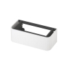 INK Concept R Meuble sous-lavabo - 100x45x35cm - 1 tiroir - poignées rapportées - fraisées - coins arrondis - MDF laqué - blanc mat SW1405734