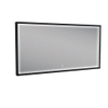 Wiesbaden Avi Spiegel rechthoek - met LED dimbaar en spiegelverwarming - 120x60cm - mat zwart SW373501