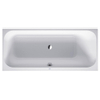 Duravit Happy D.2 Kunststof inbouwbad acryl rechthoekig - met rugsteun rechts - 170x75x46cm - zonder poten - glans wit SW54605