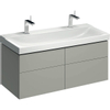 Geberit Xeno2 wastafelonderkast - 4 laden - 117.4x46.2cm - greige (taupe) SW417411