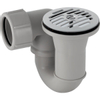 Geberit Uniflex reukafsluiter voor douches met afvoeropening D62 aansluiting op afvoer via klemring op buis van D40 SW30104
