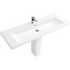 Villeroy en Boch Subway 2.0 meubelwastafel 130x47cm 1 kraangat met overloop wit 1024046 Villeroy en Boch Subway 2.0 meubelwastafel 130x47cm 1 kraangat met overloop wit 1024046