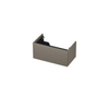 INK Wastafelonderkast - 80x45x37.6cm - 1 lade - push to open - met recht opdekfront - MDF lak - Mat taupe SW439240