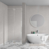 Aqua Vista Oria Linea porte de niche - 130x200cm - incl. kit de montage - Acier inoxydable brossé SW1244193