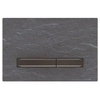 Geberit Sigma50 bedieningplaat met dualflush frontbediening voor toilet/urinoir 24.6x16.4cm mustang leisteen SW420188 Geberit Sigma50 bedieningplaat met dualflush frontbediening voor toilet/urinoir 24.6x16.4cm mustang leisteen SW420188