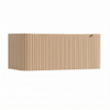 H&R Badmeubelen Juice Wastafelonderkast - 100x45x40cm - afgeronde hoeken - 3D-front - 1 lade - geïntegreerde greep - peach SW1259216