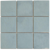 The Mosaic Factory Kasba - Carrelage mosaïque - 30x30cm - carrelage mural - Carré - porcelaine - Turquoise brillant SW1015071